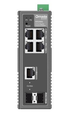 Switch Omada Ind 6P 5Rj45 1Sfp Slot Industrial Easy Managed Switch
