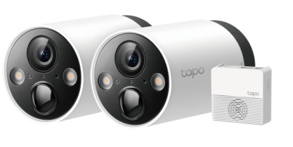 Telecamere Smart wire-free a batteria con storage hub Tapo C420S2