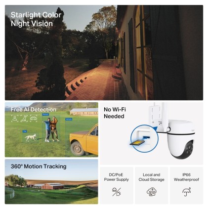 Telecamera Pan/Tilt 4G LTE Outdoor Tapo C501GW