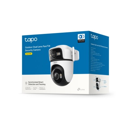 Videocamera di sicurezza outdoor motorizzata con doppio obiettivo Tapo C545D