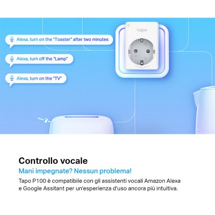TP-Link Tapo P100 2300 W Bianco