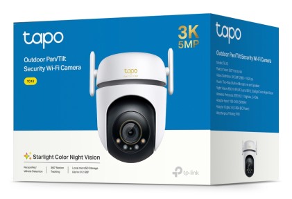 TP-Link Tapo TC43(EU) V2 Sferico Telecamera di sicurezza IP Interno e esterno 2880 x 1620 Pixel Soffitto/Parete/Palo