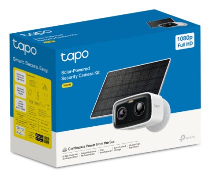 Camera Ip Wireless Solare Kit 1Tc80 1Tapo A201C Solar Panel