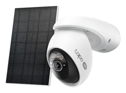 Camera Wi-Fi Outdoor Solar Powered Sound Alarm 4K Smart Dect.Voice