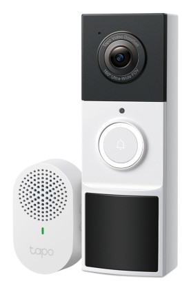 TP-Link Tapo Video Doorbell Camera Nero, Bianco