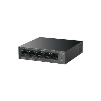 TP-Link LiteWave LS105GP switch di rete Non gestito Gigabit Ethernet (10/100/1000) Supporto Power over Ethernet (PoE) Nero