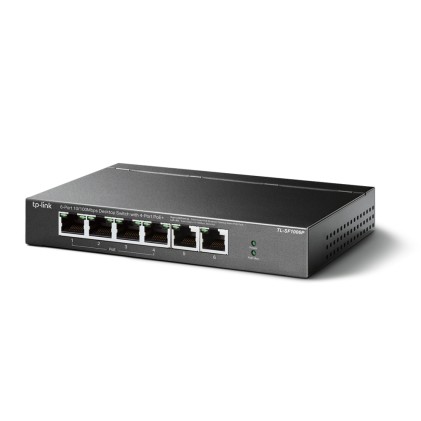 Switch 6P 10/100Mbps Di Cui 4P Poe 67W Poe Power Plug And Play