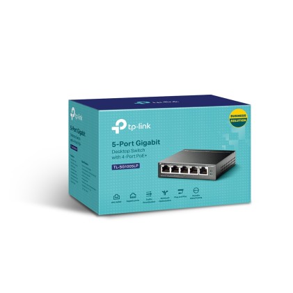 Switch 5P 10/100Mbps Di Cui 4P Poe 40W Poe Power Plug And Play