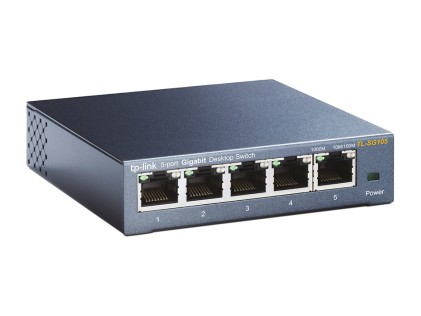 Switch 5 porte 10/100/1000Mbps Desktop