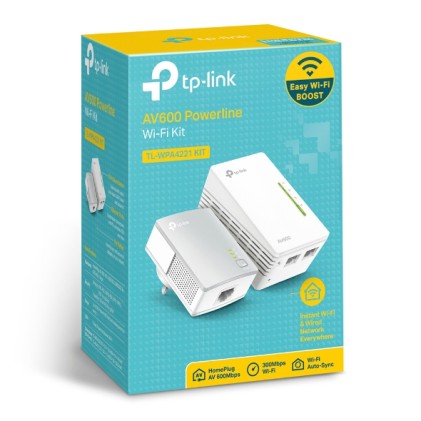 TP-Link AV600 600 Mbit/s Collegamento ethernet LAN Wi-Fi Bianco 1 pz