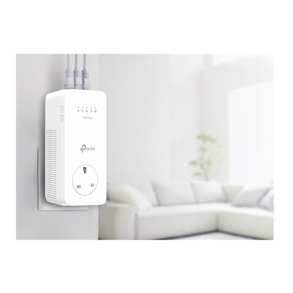 TP-LINK TL-WPA8630P KIT 1200 Mbit/s Collegamento ethernet LAN Wi-Fi Bianco