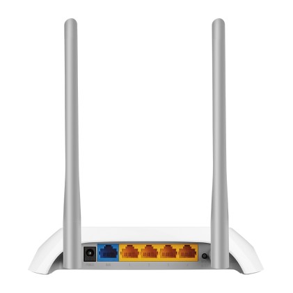 TP-Link TL-WR840N router wireless Fast Ethernet Banda singola (2.4 GHz) Grigio, Bianco