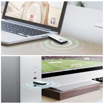 300Mbps Wireless N Usb Adapter, Atheros, 2T2R, 2.4Ghz, 802.11N/G/B, Italian Version