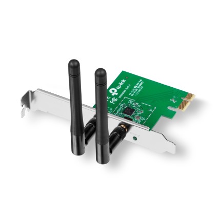 SCHEDA PCI-EXPRESS 300 MBPS WIRELESS CON 2 ANTENNE STACCABILI