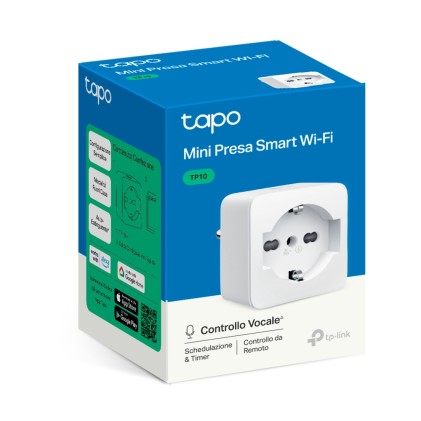 Mini Smart Socket Wifi 100-240V Compatibile Con Alexa E Google