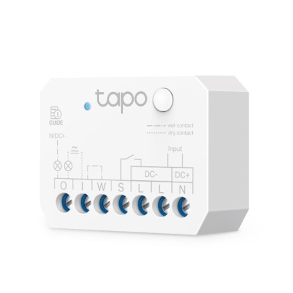 Interruttore intelligente TP-Link Tapo S110E - Bluetooth - WiFi - Compatibile con assistenti virtuali - Programmabile - Monitoraggio energetico - Bianco