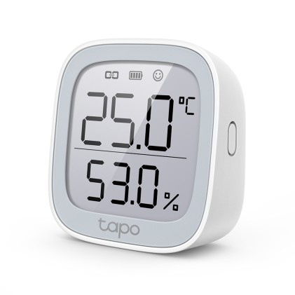 Sensore di temperatura e umidità TP-Link Tapo T315 - Schermo da 2,7" - Monitoraggio accurato in tempo reale - Notifica istantanea - Colore bianco
