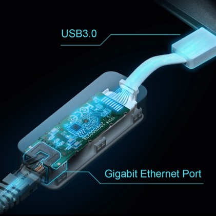 TP-Link UE300 Adattatore di rete da USB 3.0 a Gigabit Ethernet