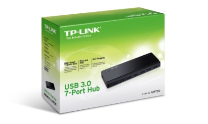 Hub Usb Tp-Link 7 Porte Usb3.0 Desk Top Power Adapt Included