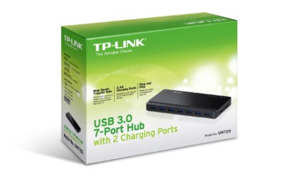 Hub Usb Tp-Link 7 Porte Usb3.0 +2Po Rte Power Charge (2.4A Max)Microusb