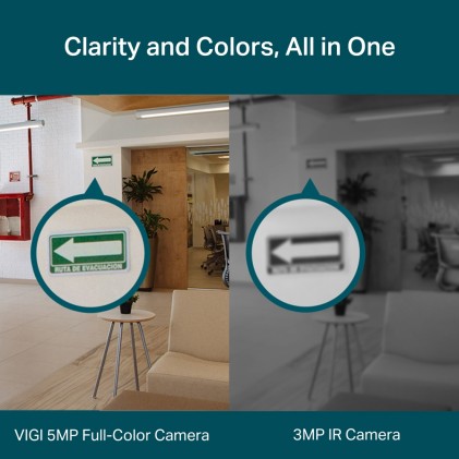 Telecamera 5Mp Full-Color Turret Network Camera Tp-Link