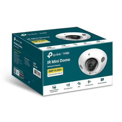 TP-Link VIGI C230I MINI(2.8MM) telecamera di sorveglianza Cupola Telecamera di sicurezza IP Interno e esterno 2304 x 1296 Pixel Soffitto