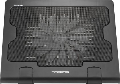 Tacens Abacus base di raffreddamento per notebook 43,2 cm (17") Nero