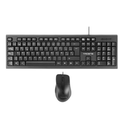 Tacens Anima ACP0ES tastiera Mouse incluso USB QWERTY Spagnolo Nero
