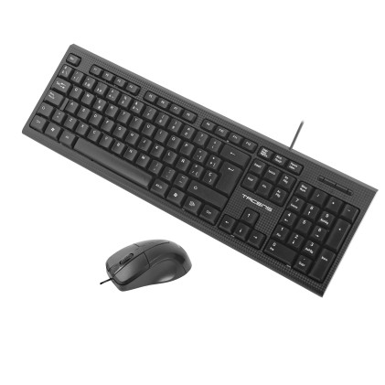 Tacens Anima ACP0ES tastiera Mouse incluso USB QWERTY Spagnolo Nero