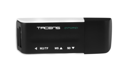 Tacens Anima Anima ACRM1 lettore di schede USB 2.0 Nero, Bianco