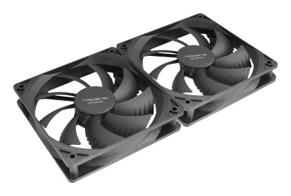 Tacens Anima AF12X2 sistema di raffreddamento per computer Case per computer Ventilatore 12 cm Nero 2 pz