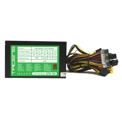 Tacens Anima APB550 Alimentatore ATX 550W EOC Certificazione 80Plus Bronze