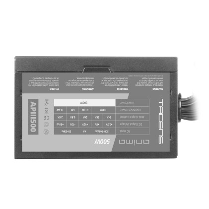 Tacens Anima APIII500 alimentatore per computer 500 W 20+4 pin ATX ATX Nero