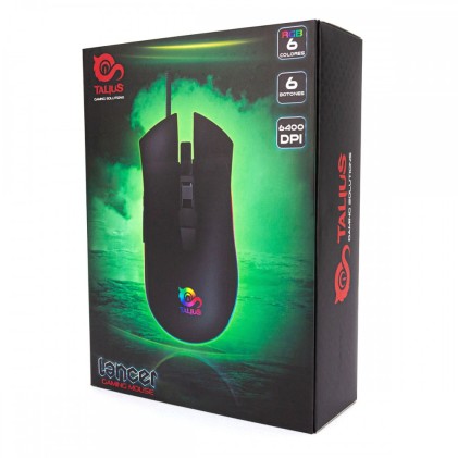 TALIUS Lancer mouse Ambidestro USB tipo A Ottico 6400 DPI