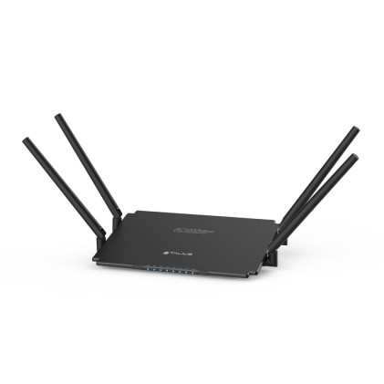 TALIUS RT-1200 router wireless Gigabit Ethernet Dual-band (2.4 GHz/5 GHz) 4G Nero
