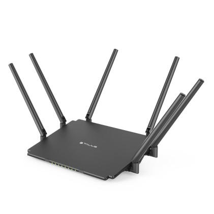 TALIUS RT-2100GLAN router wireless Gigabit Ethernet Dual-band (2.4 GHz/5 GHz) 4G Nero