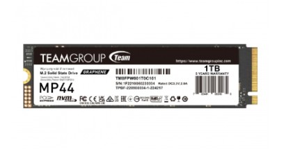 Team Group MP44L TM8FPW001T0C101 drives allo stato solido M.2 1 TB PCI Express 4.0 NVMe