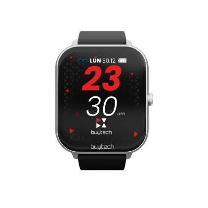 Smartwatch Buytech 1,83Color Water Proof Silver Silicon
