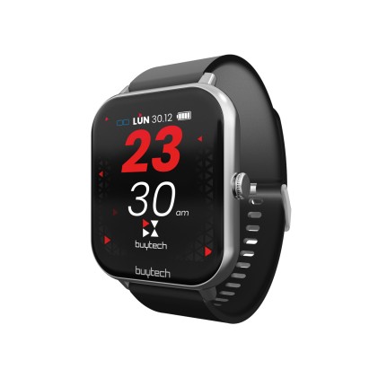 Smartwatch Buytech 1,83Color Water Proof Silver Silicon