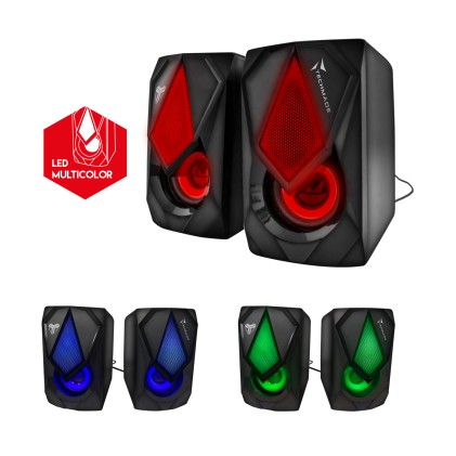 Speaker Techmade Gaming 30Dbi 160Hz -20Khz Usb Dc 5V Con Led