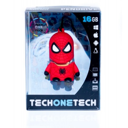 TECH1TECH TEC5501-32 unità flash USB 32 GB USB tipo A 2.0 Nero, Rosso