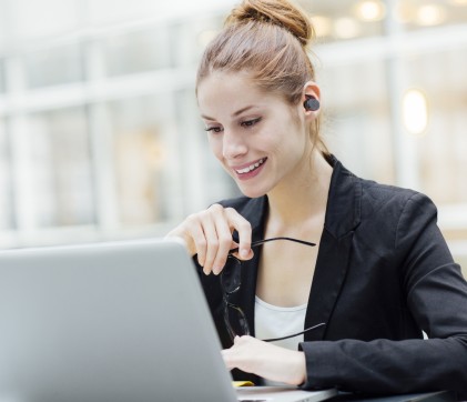 Mini Auricolari Bluetooth Con Custodia Portatile