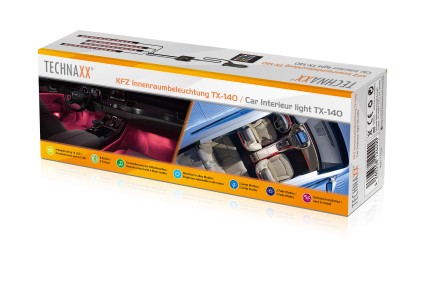 4 Pannelli Luce Led Per Auto Con Telecomando Con Microfono Per La Sincronizzazione Dei Suoni Con La Luce, 8 Modalita  Di Luce