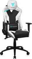 Thunderx3 Sedia Gaming Tc3 Arctic White Hi-Tech,Air-Tech,Carbon Fiber, E.Cu
