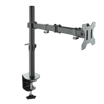 TooQ DB1032TN-B supporto da tavolo per Tv a schermo piatto 81,3 cm (32") Morsa/Bullone di ancoraggio Nero