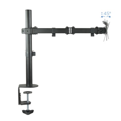 TooQ DB1032TN-B supporto da tavolo per Tv a schermo piatto 81,3 cm (32") Morsa/Bullone di ancoraggio Nero