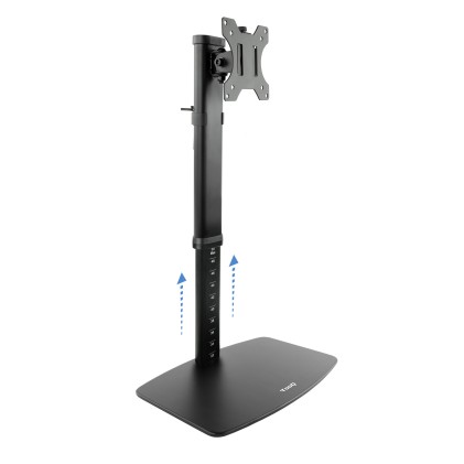 TooQ DB1127TN-B supporto da tavolo per Tv a schermo piatto 68,6 cm (27") Libera installazione Nero