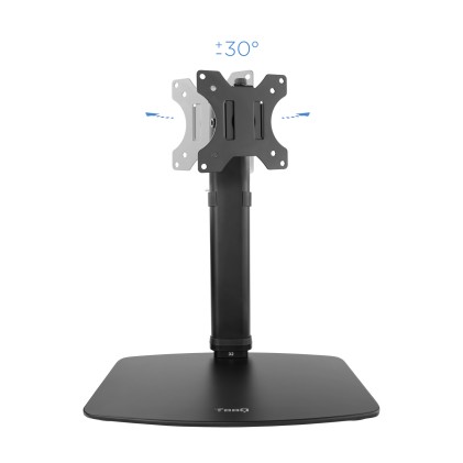 TooQ DB1127TN-B supporto da tavolo per Tv a schermo piatto 68,6 cm (27") Libera installazione Nero