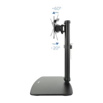 TooQ DB1127TN-B supporto da tavolo per Tv a schermo piatto 68,6 cm (27") Libera installazione Nero