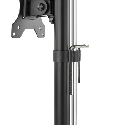 TooQ DB1127TN-B supporto da tavolo per Tv a schermo piatto 68,6 cm (27") Libera installazione Nero